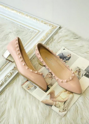 Valentino Shallow mouth Block heel Shoes Women--006